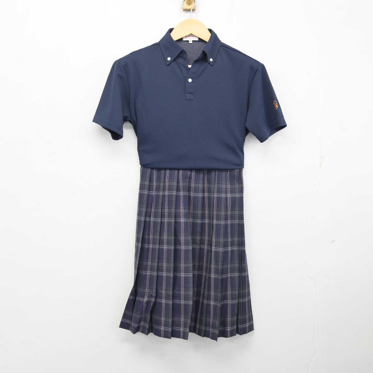 【中古】神奈川県 立花学園高等学校 女子制服 4点 (シャツ・スカート) sf057442