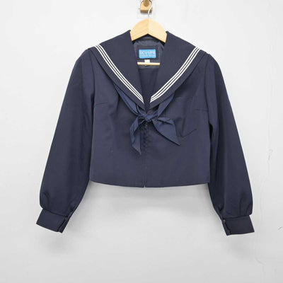 【中古】愛知県 幸田中学校 女子制服 3点 (セーラー服・スカート) sf057459