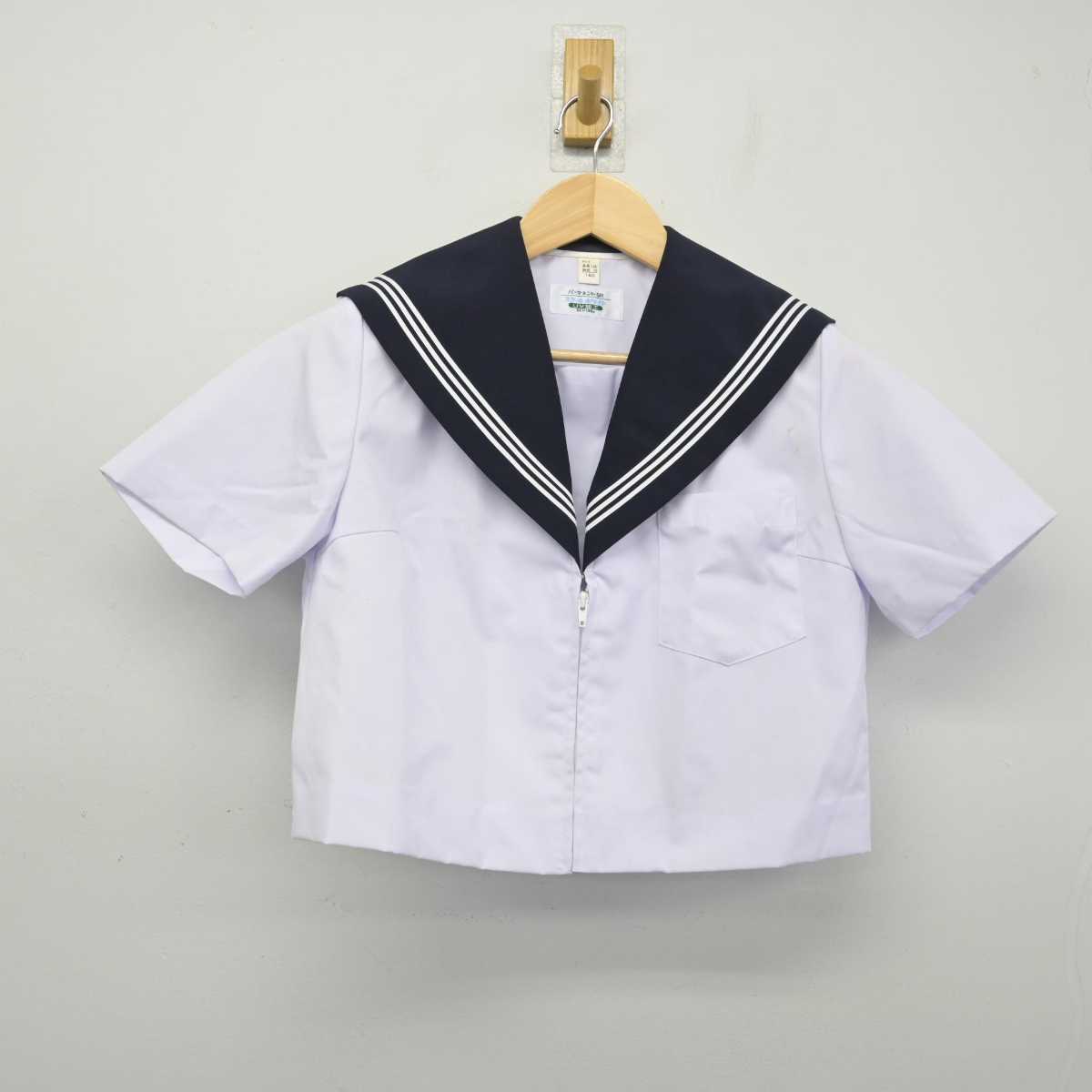 【中古】愛知県 幸田中学校 女子制服 2点 (セーラー服・スカート) sf057461