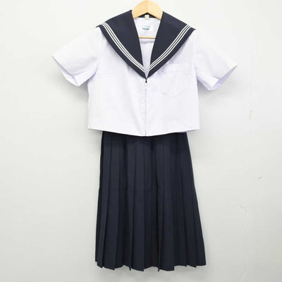 【中古】愛知県 幸田中学校 女子制服 2点 (セーラー服・スカート) sf057462