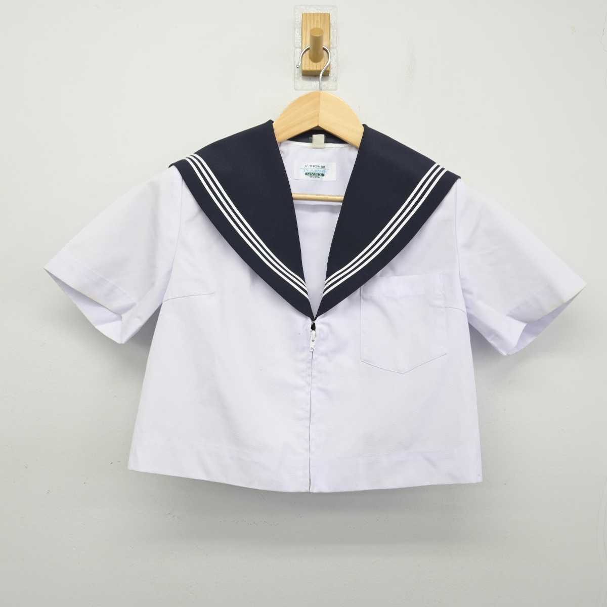 【中古】愛知県 幸田中学校 女子制服 2点 (セーラー服・スカート) sf057462