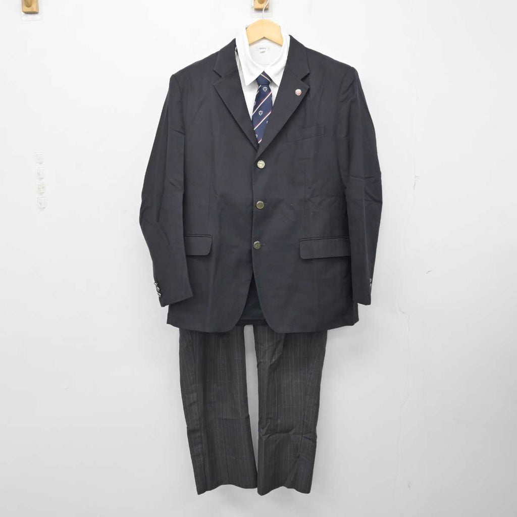 【中古】東京都 日本体育大学荏原高等学校 男子制服 6点 (ブレザー・シャツ・ズボン) sf057480 | 中古制服通販パレイド