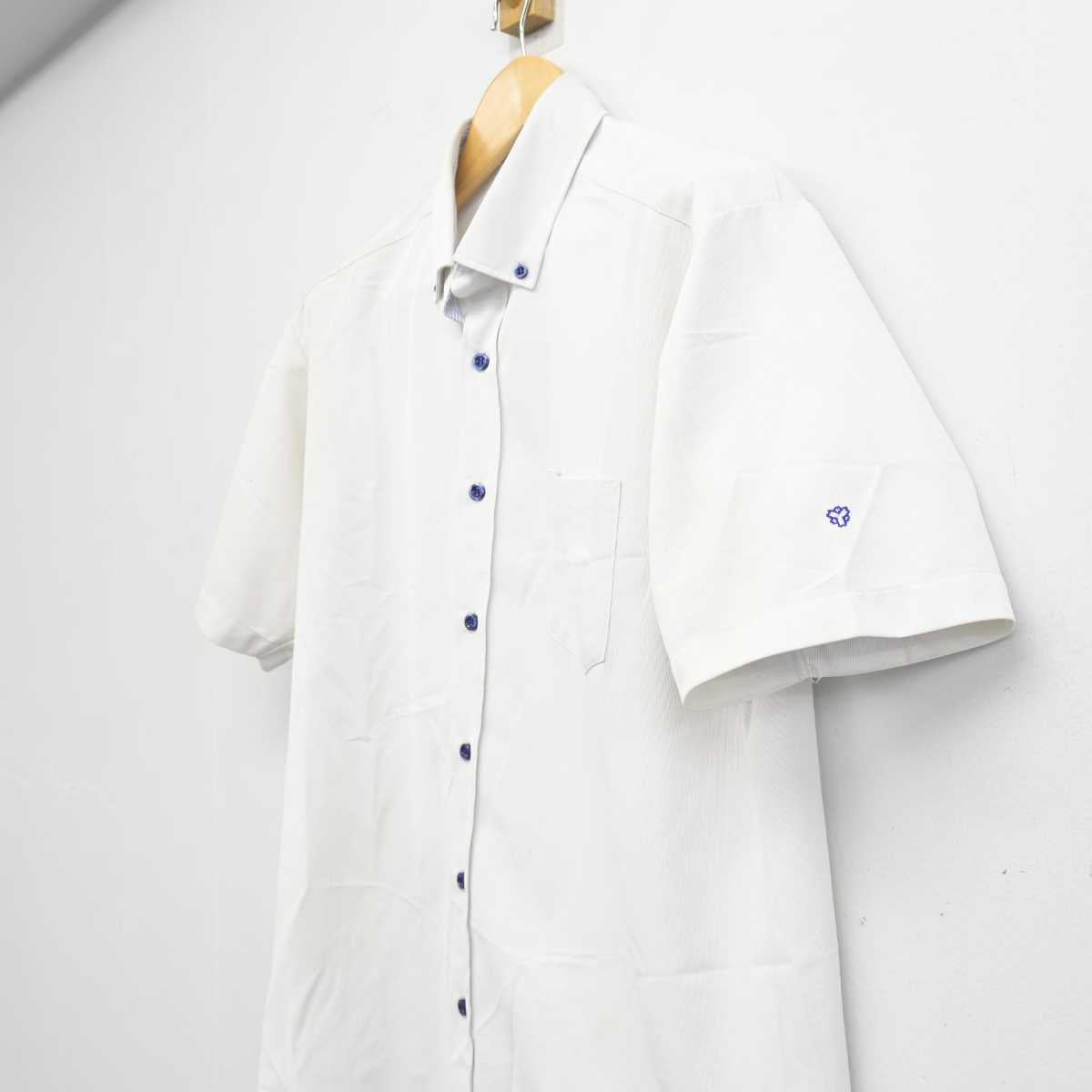 【中古】東京都 日本体育大学荏原高等学校 男子制服 2点 (ニット・シャツ) sf057481