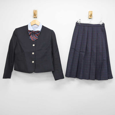 【中古】高知県 山田高等学校 女子制服 4点 (ブレザー・シャツ・スカート) sf057508