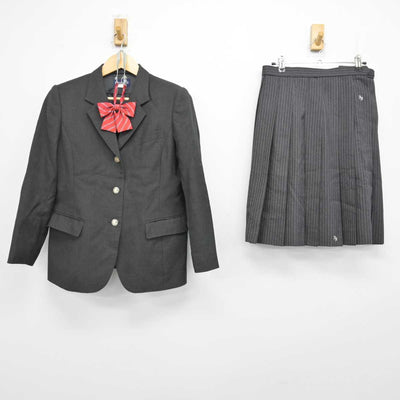 【中古】東京都 東久留米総合高等学校 女子制服 4点 (ブレザー・スカート) sf057511