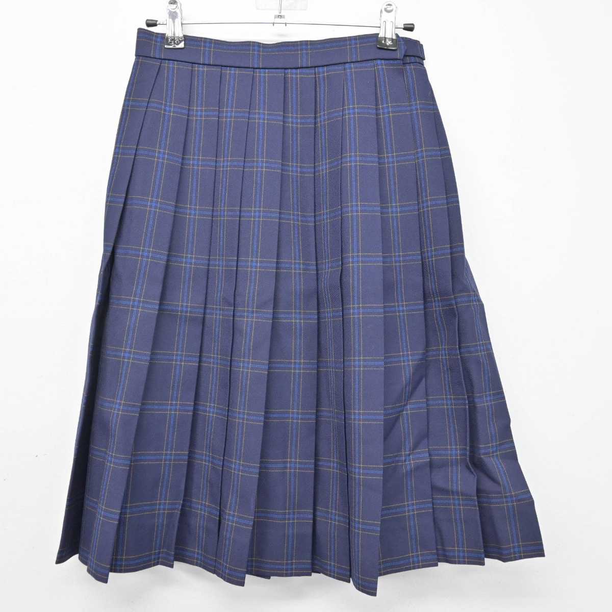 【中古】兵庫県 三木高等学校 女子制服 6点 (ブレザー・ベスト・シャツ・スカート) sf057513