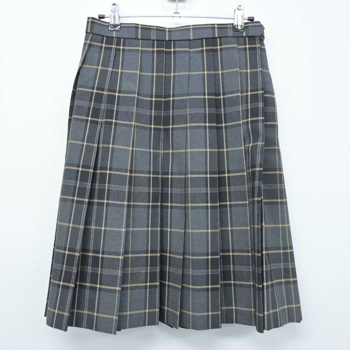 【中古】東京都 上水高等学校 女子制服 2点 (ニットベスト・スカート) sf057518