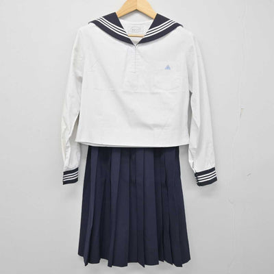 【中古】広島県 海田高等学校 女子制服 2点 (セーラー服・スカート) sf057522