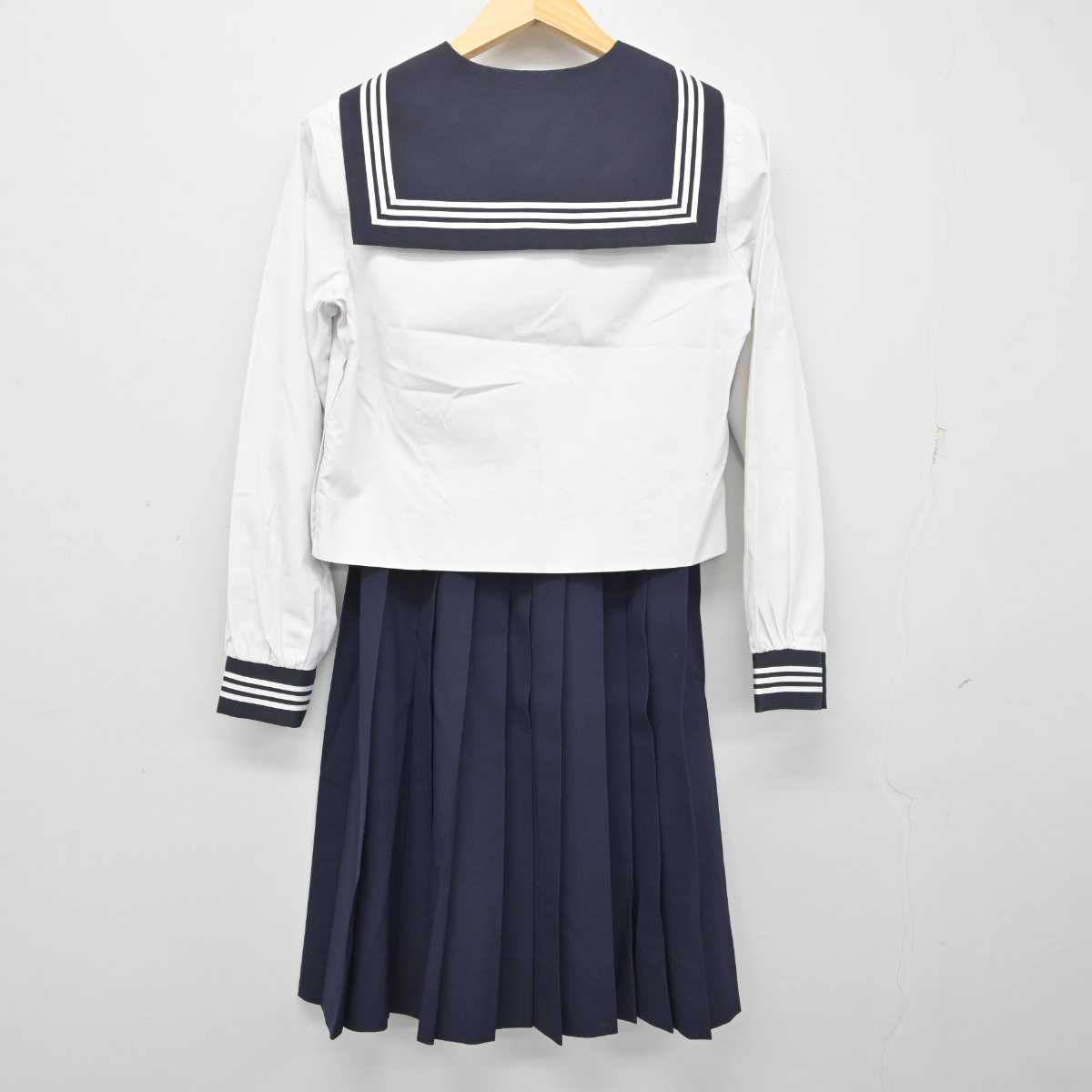 【中古】広島県 海田高等学校 女子制服 2点 (セーラー服・スカート) sf057522