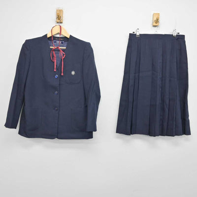 【中古】東京都 小岩第二中学校 女子制服 3点 (ブレザー・スカート) sf057524