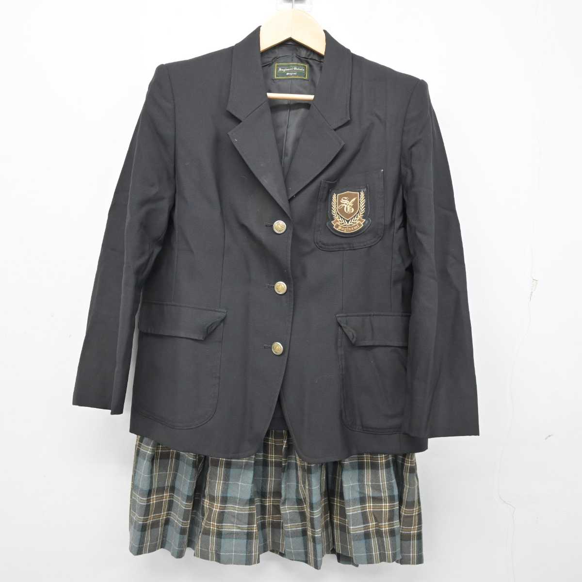 【中古】東京都 杉並学院高等学校 女子制服 3点 (ブレザー・スカート) sf057529