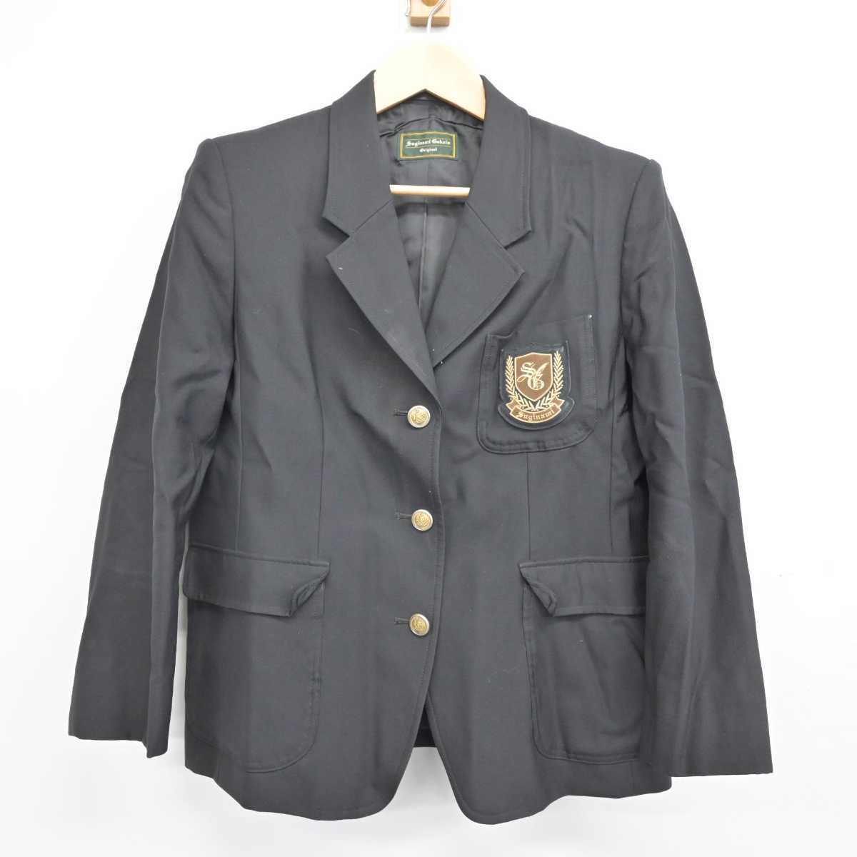 【中古】東京都 杉並学院高等学校 女子制服 3点 (ブレザー・スカート) sf057529