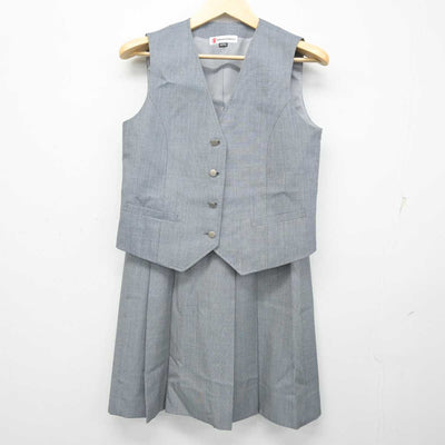 【中古】神奈川県 市ケ尾中学校 女子制服 4点 (ブレザー・ベスト・スカート) sf057538