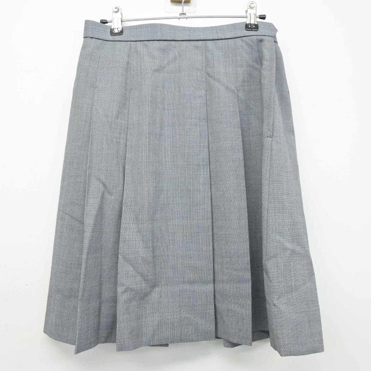 【中古】神奈川県 市ケ尾中学校 女子制服 2点 (ベスト・スカート) sf057539