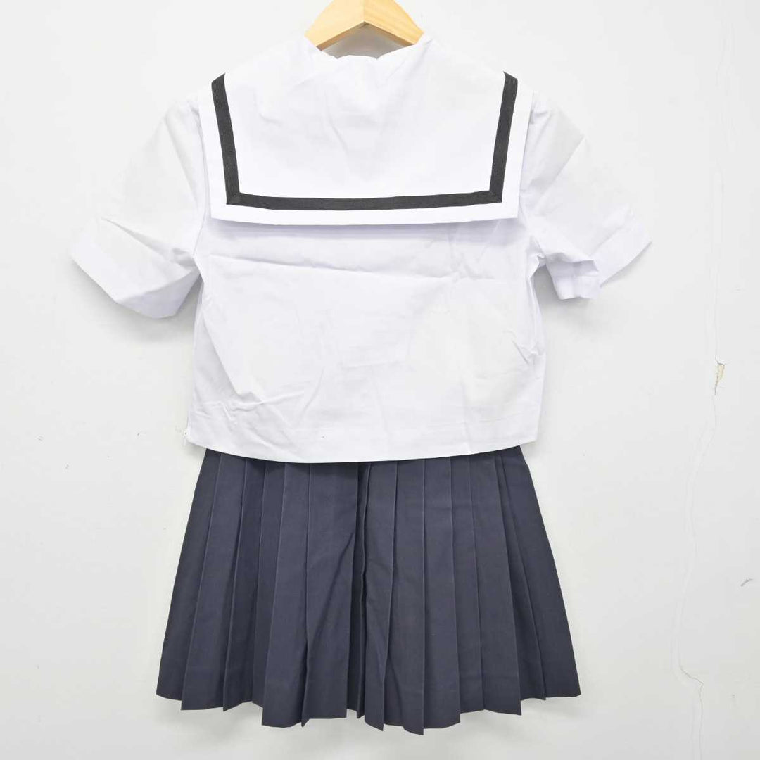 【中古】愛知県 名古屋西高等学校 女子制服 4点 (セーラー服・スカート) sf057541