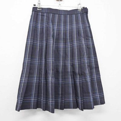 【中古】埼玉県 大宮開成高等学校 女子制服 3点 (ニット・シャツ・スカート) sf057550