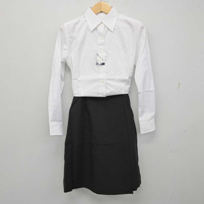 【中古】 事務服 女子制服 3点 (シャツ・スカート) sf057565