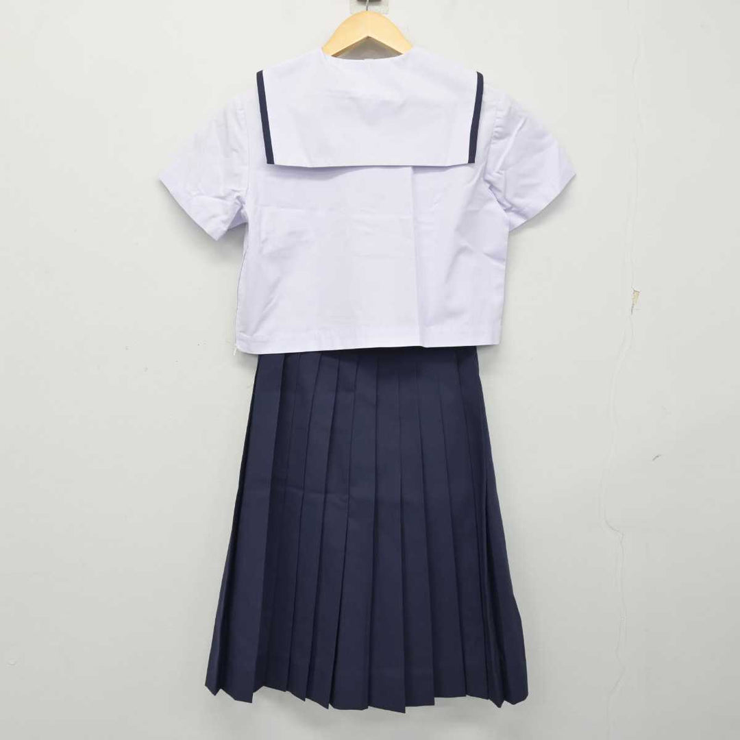 U36/S913(中古)福島県 坂下中学校 女子制服3点 /S/M/W72