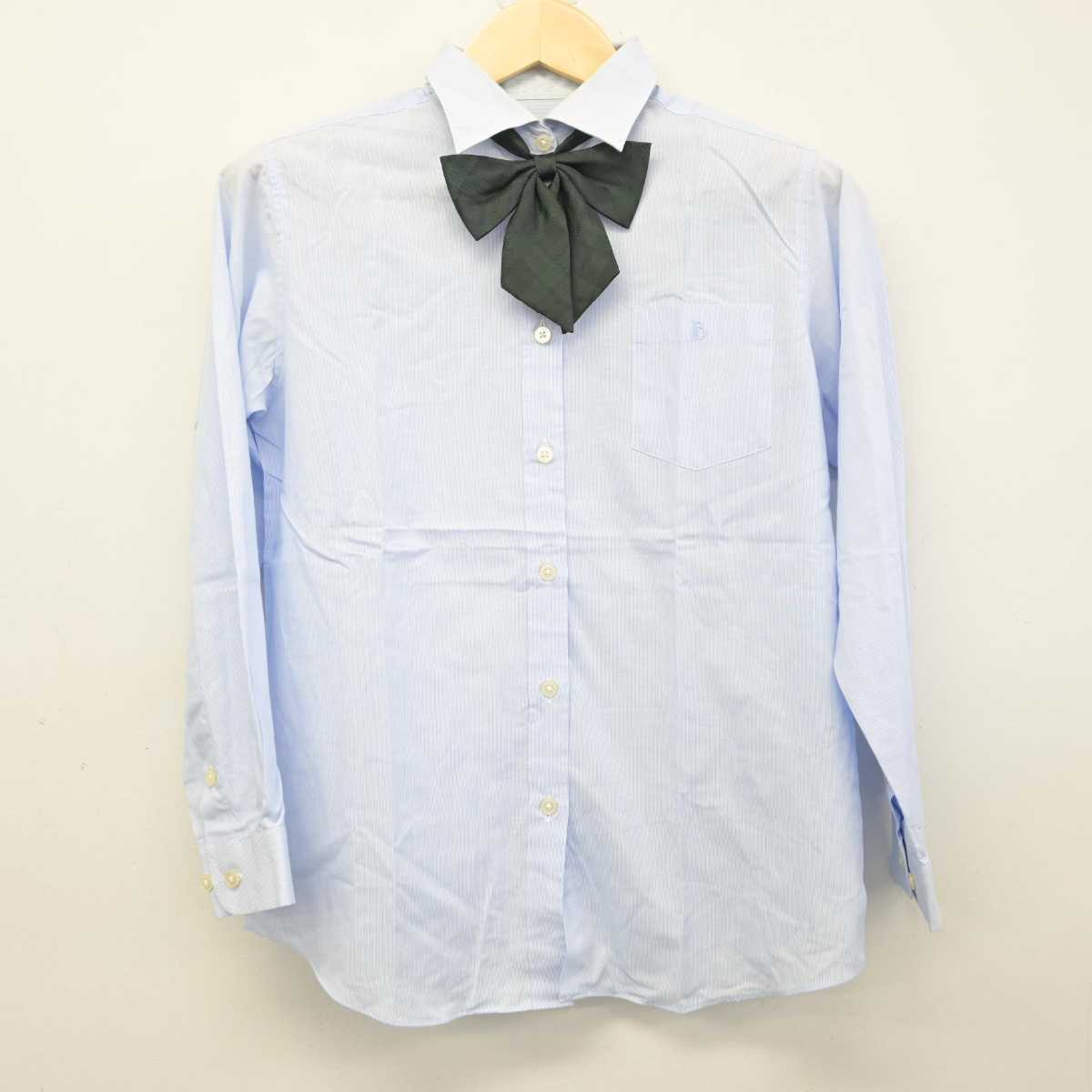 【中古】東京都 文教大学女子高等学校 女子制服 4点 (ニット・シャツ・スカート) sf057603