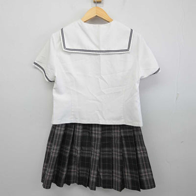 【中古】愛知県 山本学園情報文化専門学校高等課程 女子制服 3点 (セーラー服・スカート) sf057646