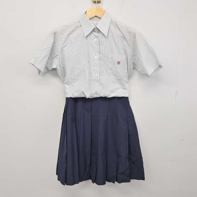 【中古】神奈川県 大和西高等学校 女子制服 2点 (シャツ・スカート) sf057672