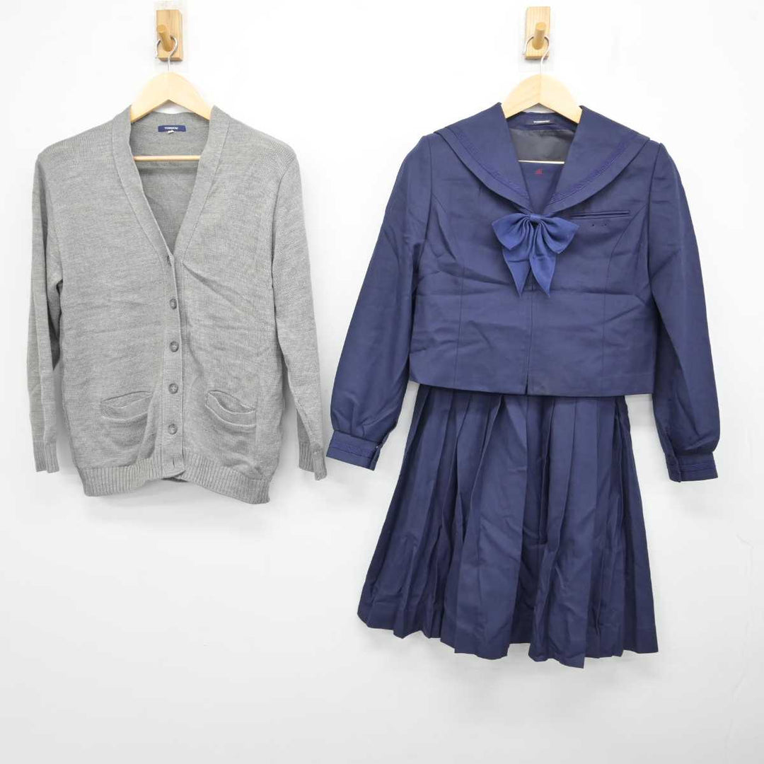 中古】北海道 苫小牧南高等学校/旧制服 女子制服 4点