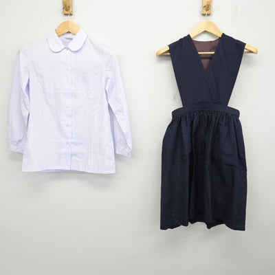 【中古】大阪府 追手門学院小学校 女子制服 5点 (ブレザー・シャツ・ジャンパースカート) sf057694