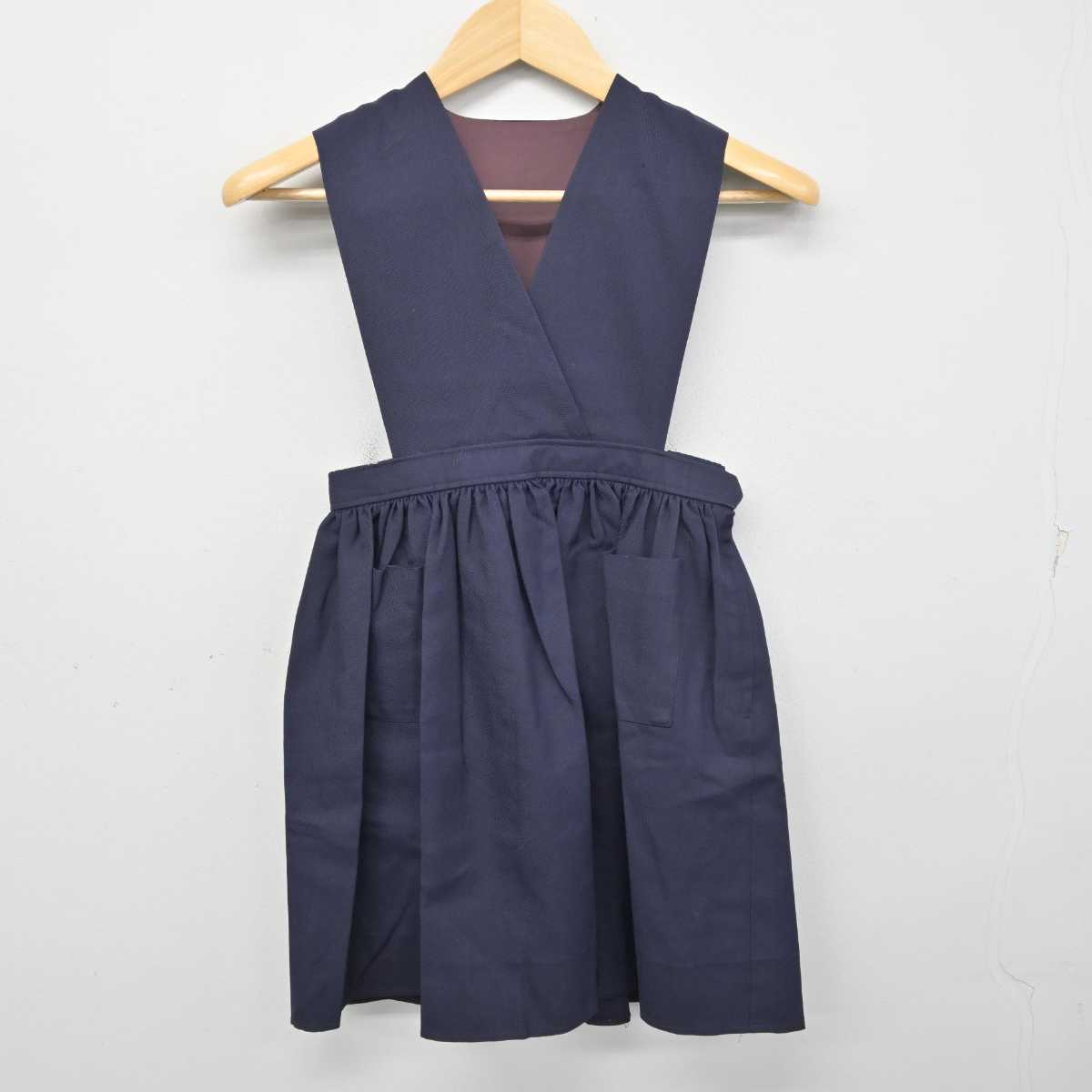 【中古】大阪府 追手門学院小学校 女子制服 3点 (ブレザー・シャツ・ジャンパースカート) sf057695