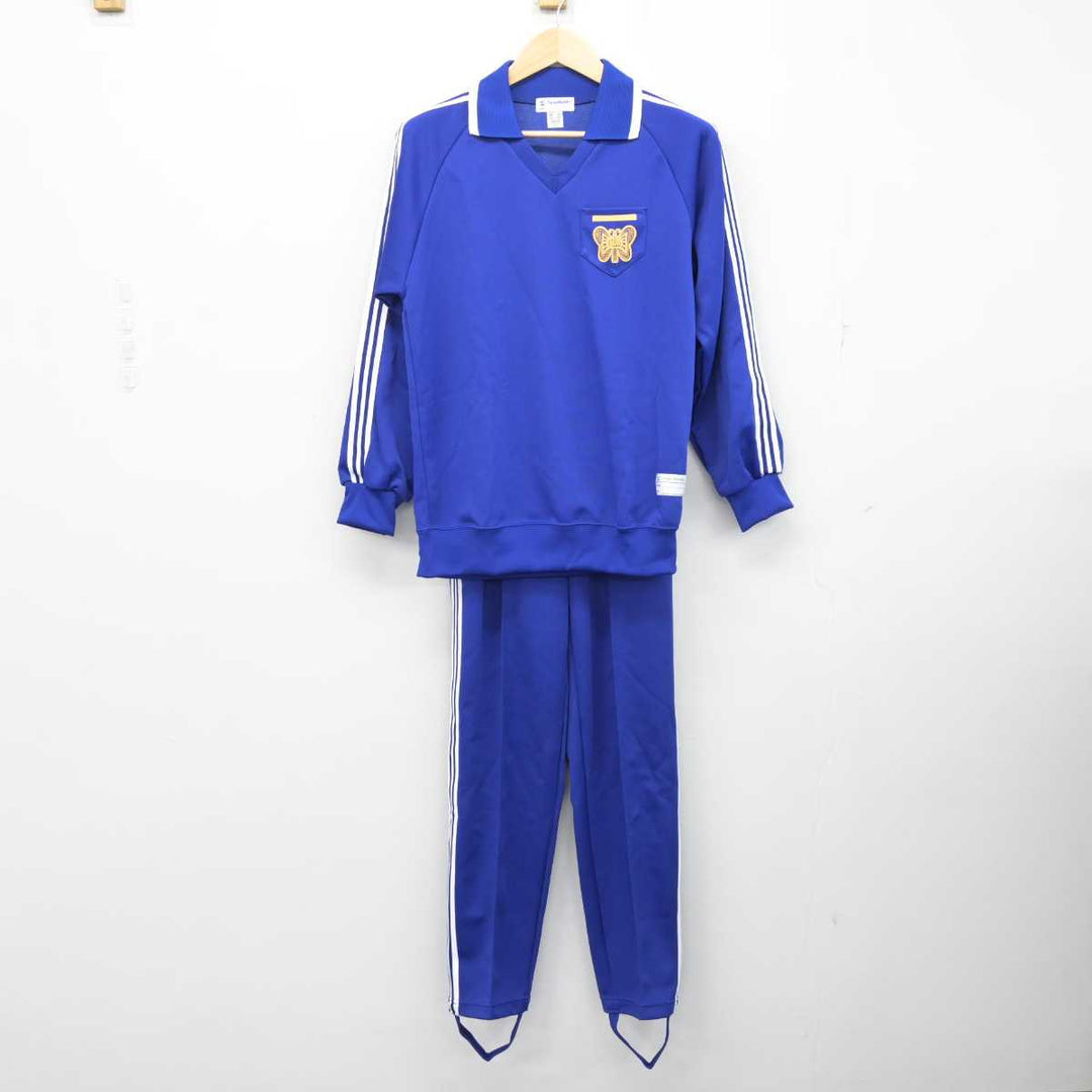 中古】埼玉県 新栄中学校 女子制服 2点 (ジャージ 上・ジャージ