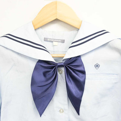 【中古】栃木県 宇都宮清陵高等学校 女子制服 3点 (セーラー服・スカート) sf057721