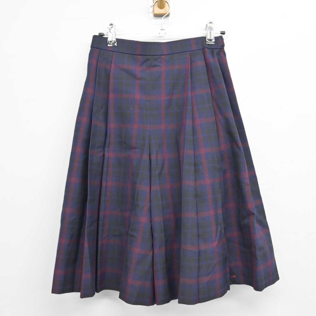 【中古】佐賀県 鳥栖工業高等学校 女子制服 4点 (ブレザー・スカート) sf057729