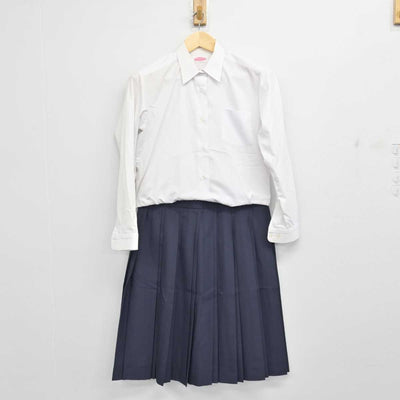 【中古】岐阜県 岐阜清流中学校 女子制服 2点 (シャツ・スカート) sf057736