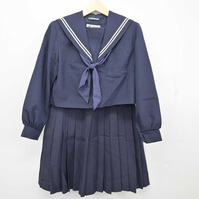 【中古】愛知県 扇台中学校 女子制服 3点 (セーラー服・スカート) sf057756