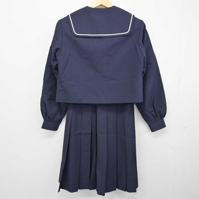 【中古】北海道 恵み野中学校 女子制服 3点 (セーラー服・セーラー服・スカート) sf057768