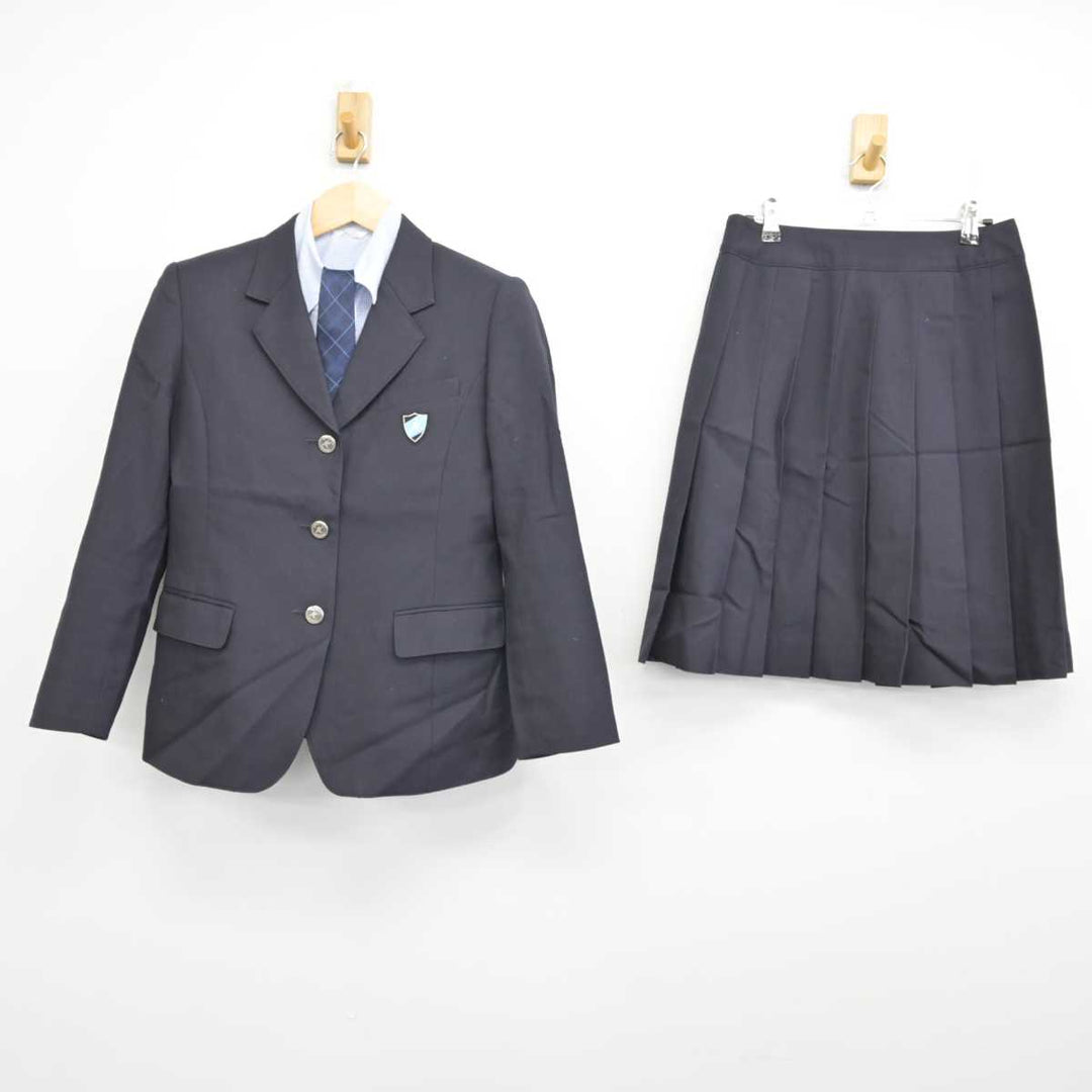 【中古】北海道 市立札幌清田高等学校 女子制服 4点 (ブレザー・シャツ・スカート) sf057769