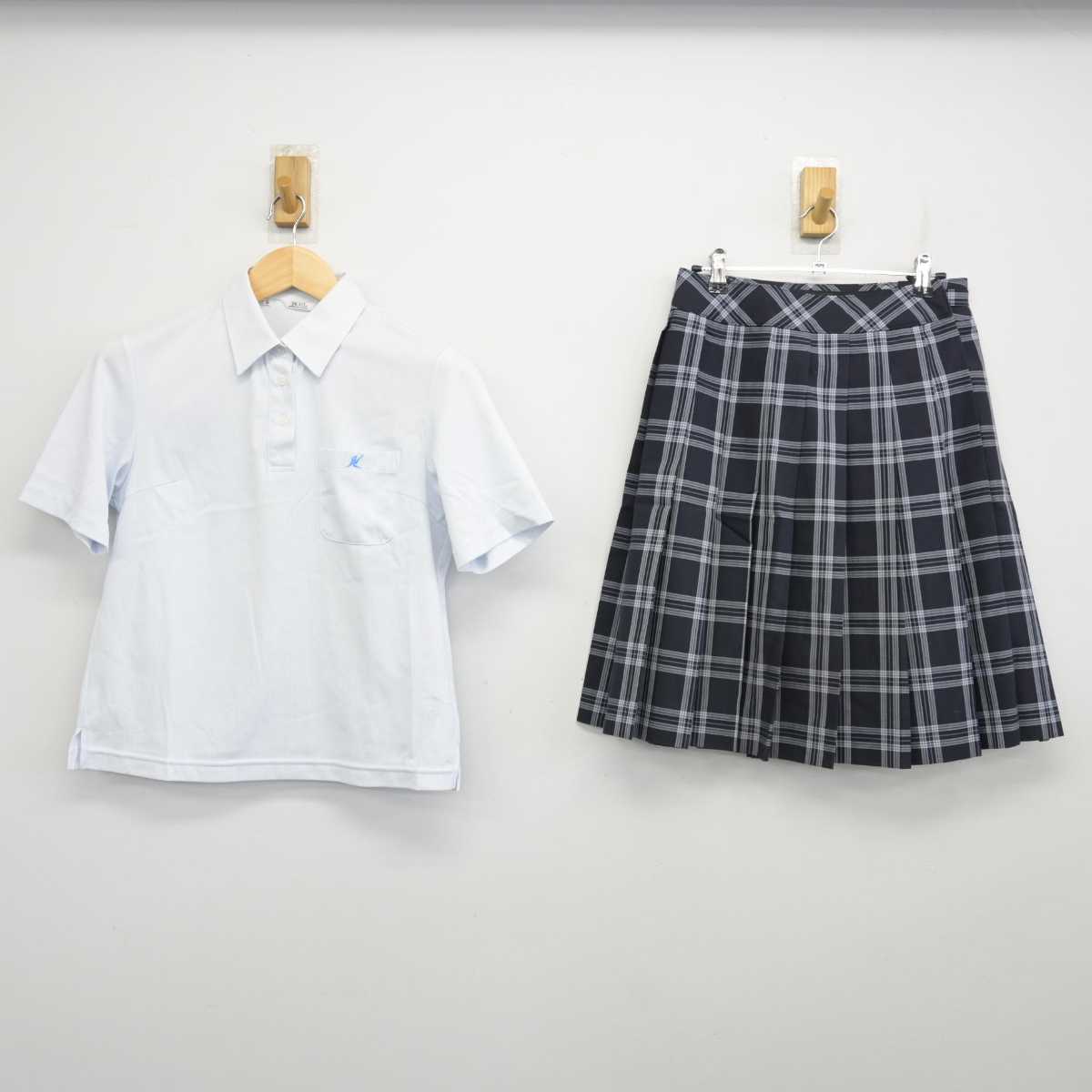 【中古】北海道 市立札幌清田高等学校 女子制服 3点 (シャツ・スカート) sf057771