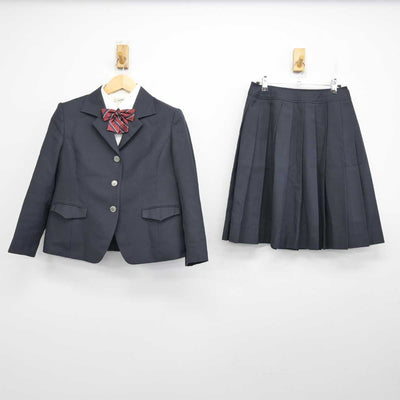 【中古】福岡県 福岡大学附属大濠高等学校 女子制服 4点 (ブレザー・シャツ・スカート・スカート) sf057773