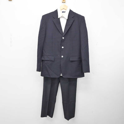 【中古】宮城県 多賀城高等学校 男子制服 3点 (ブレザー・シャツ・ズボン) sf057801