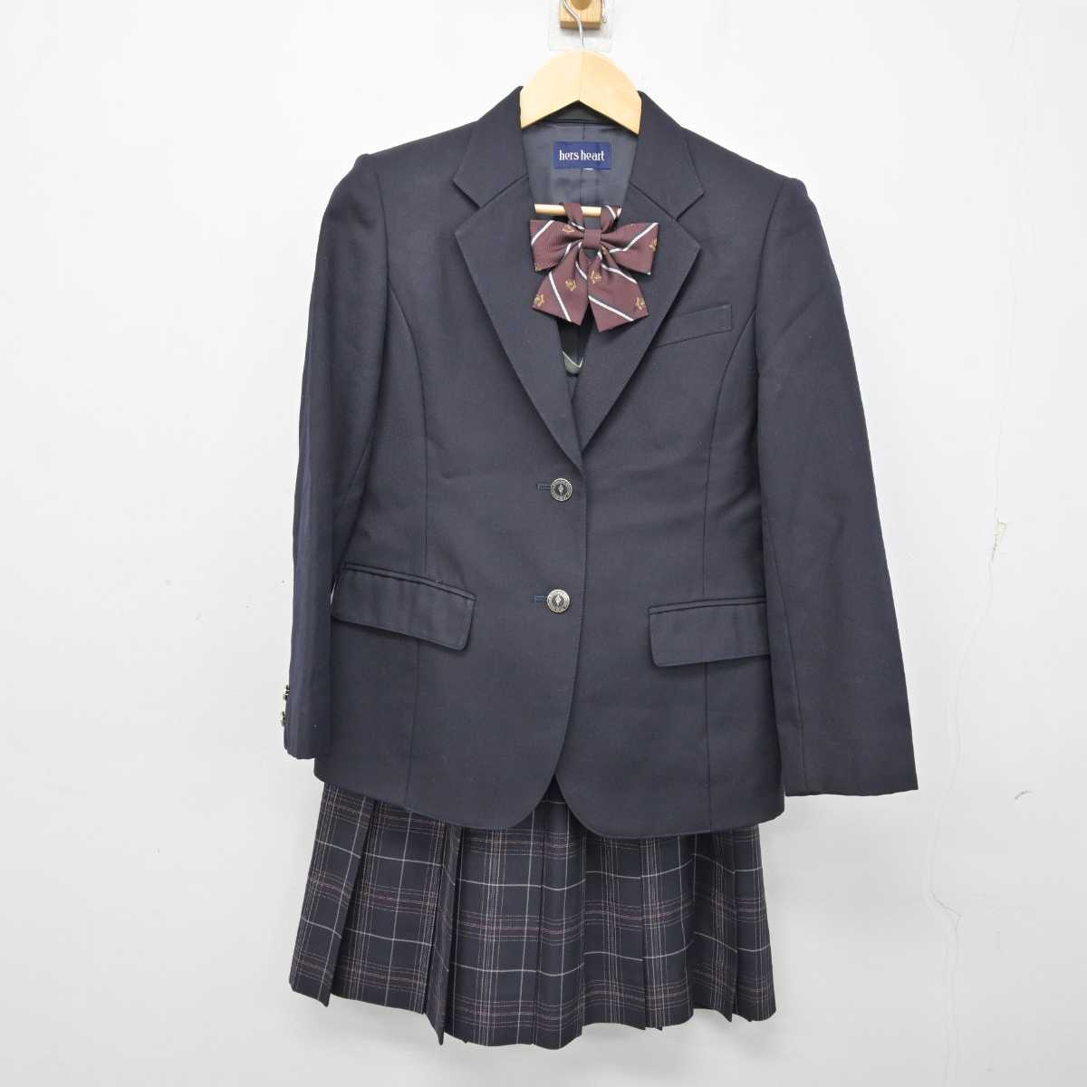 【中古】東京都 若葉総合高等学校 女子制服 4点 (ブレザー・スカート・スカート) sf057810