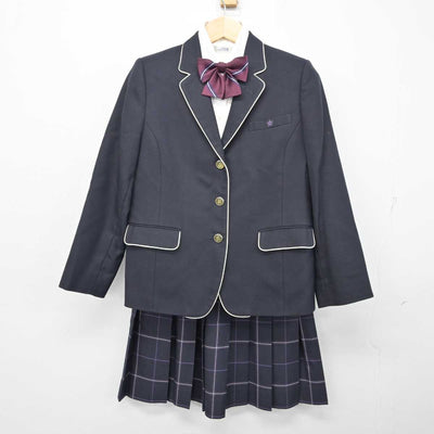 【中古】岩手県 黒沢尻工業高等学校 女子制服 5点 (ブレザー・シャツ・スカート) sf057818