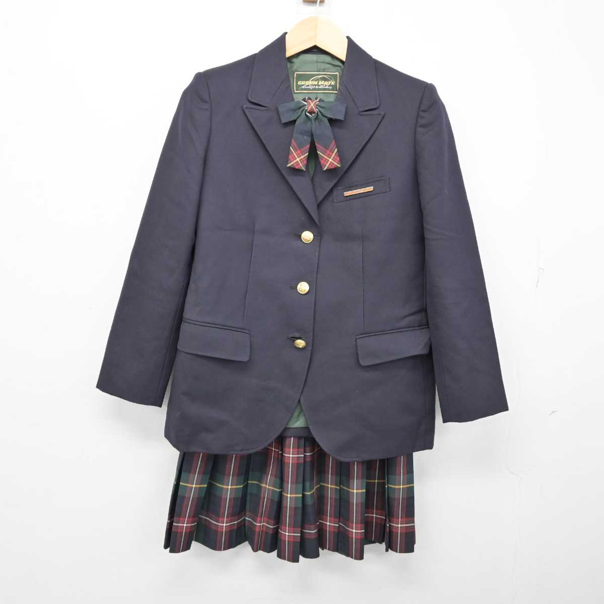 【中古】東京都 駒沢学園女子中学校・高等学校 女子制服 3点 (ブレザー・スカート) sf057826