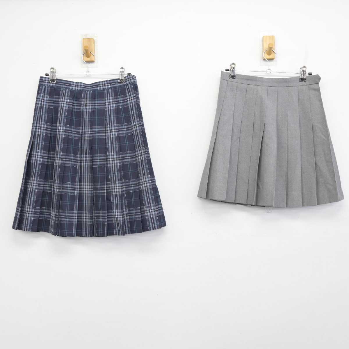 【中古】東京都 玉川学園高等部 女子制服 2点 (スカート) sf057833