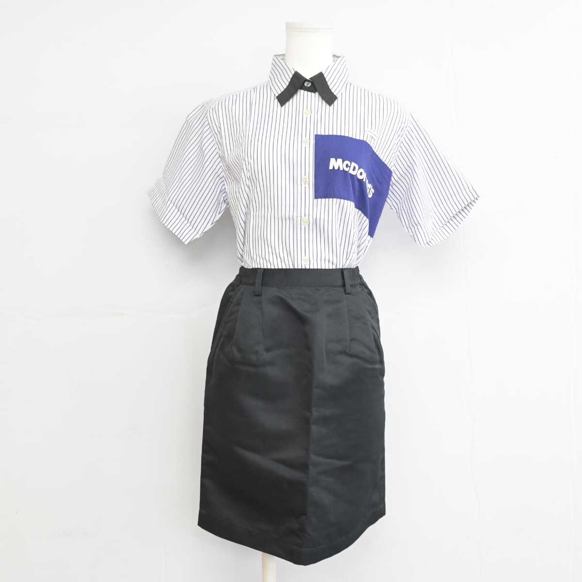 【中古】 マクドナルド/旧制服 女子制服 4点 (シャツ・スカート) sf057834