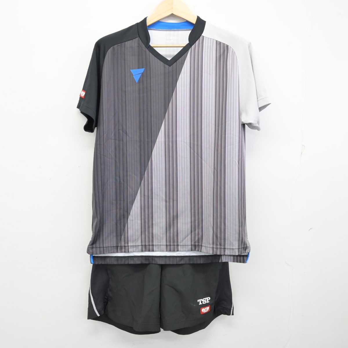 【中古】北海道 藻岩高等学校/卓球部ユニフォーム 男子制服 2点 (部活ユニフォーム 上・部活ユニフォーム 下) sf057841