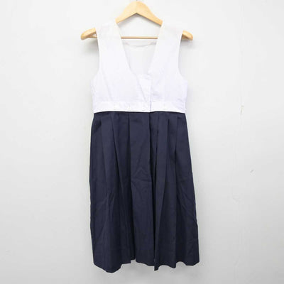 【中古】福岡県 折尾愛真高等学校 女子制服 2点 (セーラー服・ジャンパースカート) sf057843