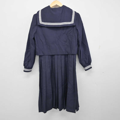 【中古】福岡県 筑紫女学園中学・高等学校 女子制服 3点 (セーラー服・ジャンパースカート) sf057863