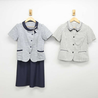 【中古】 事務服 女子制服 3点 (シャツ・シャツ・スカート) sf057871