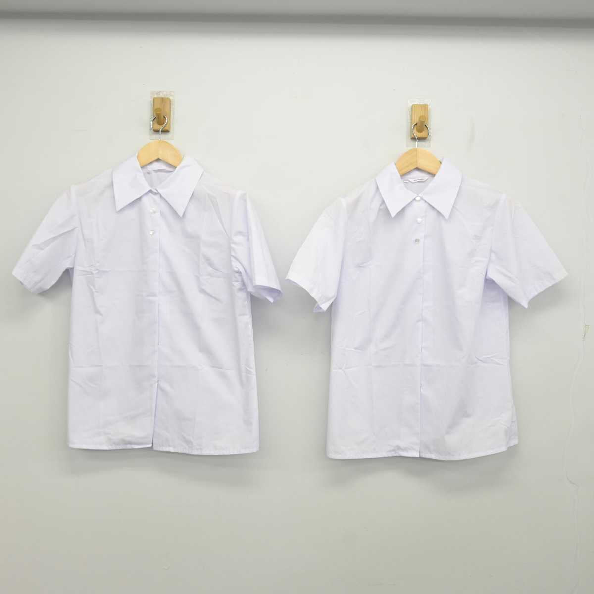 【中古】青森県 青森高等学校 女子制服 3点 (シャツ・ジャンパースカート) sf057872