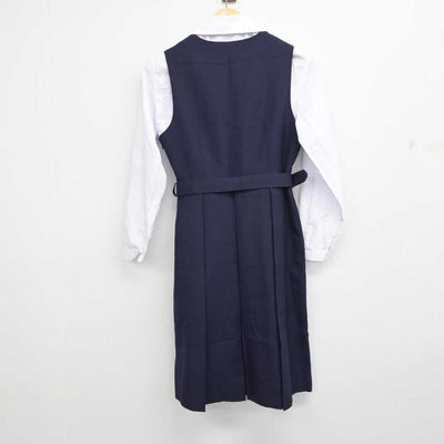 【中古】青森県 青森高等学校 女子制服 5点 (ブレザー・シャツ・ジャンパースカート) sf057873