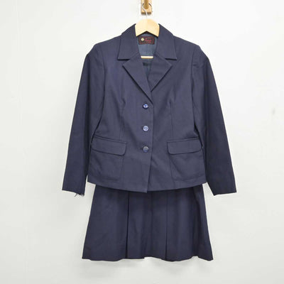 【中古】宮城県 宮城学院中学校高等学校 女子制服 3点 (ブレザー・ニット・スカート) sf057885